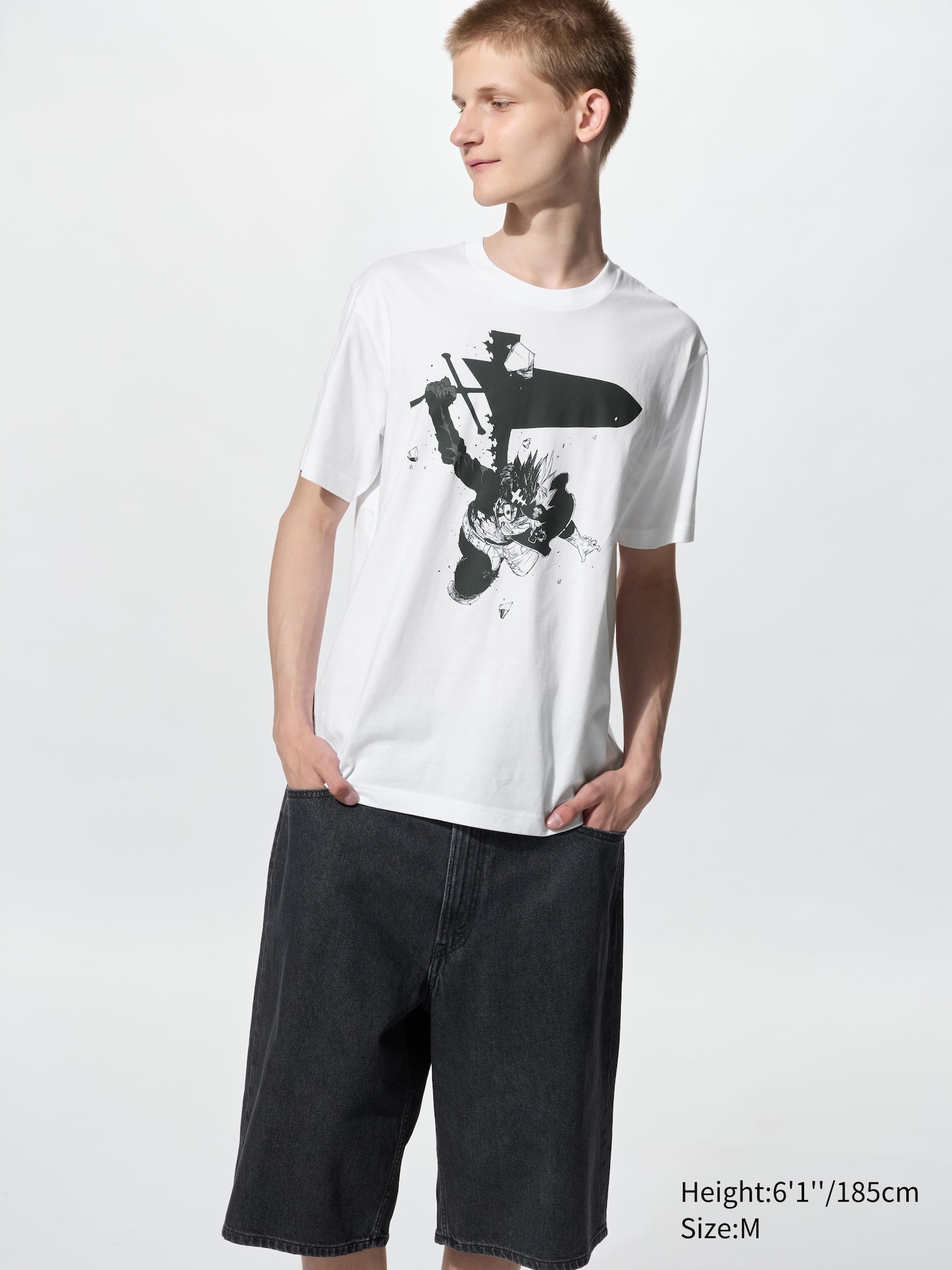Men's MANGA UT SHUEISHA 100th UT Graphic T-Shirt | Black Clover