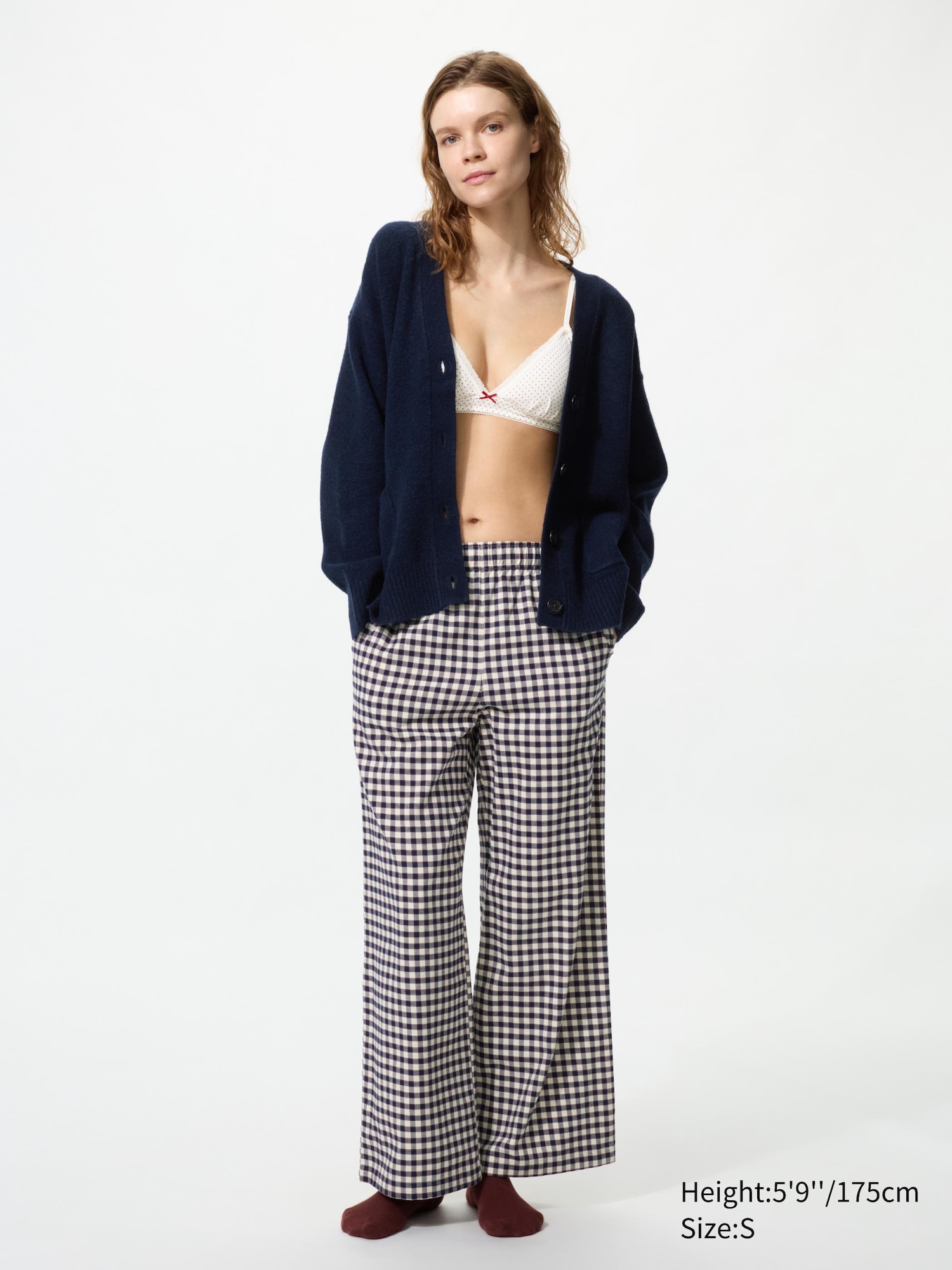 Flannel Easy Pants | Gingham by Uniqlo
