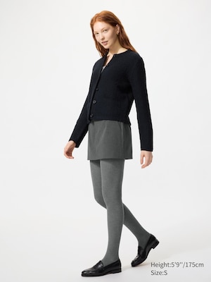 HEATTECH Knitted Ribbed Tights
