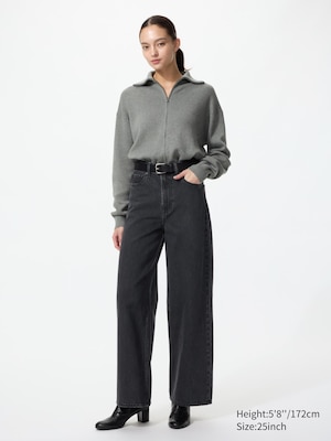 High Rise Wide Jeans