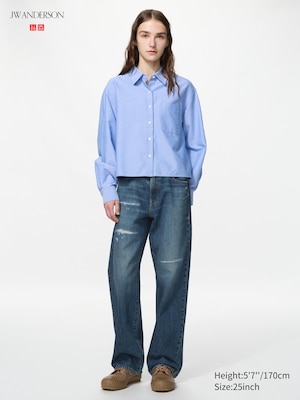 Straight Jeans | Distressed