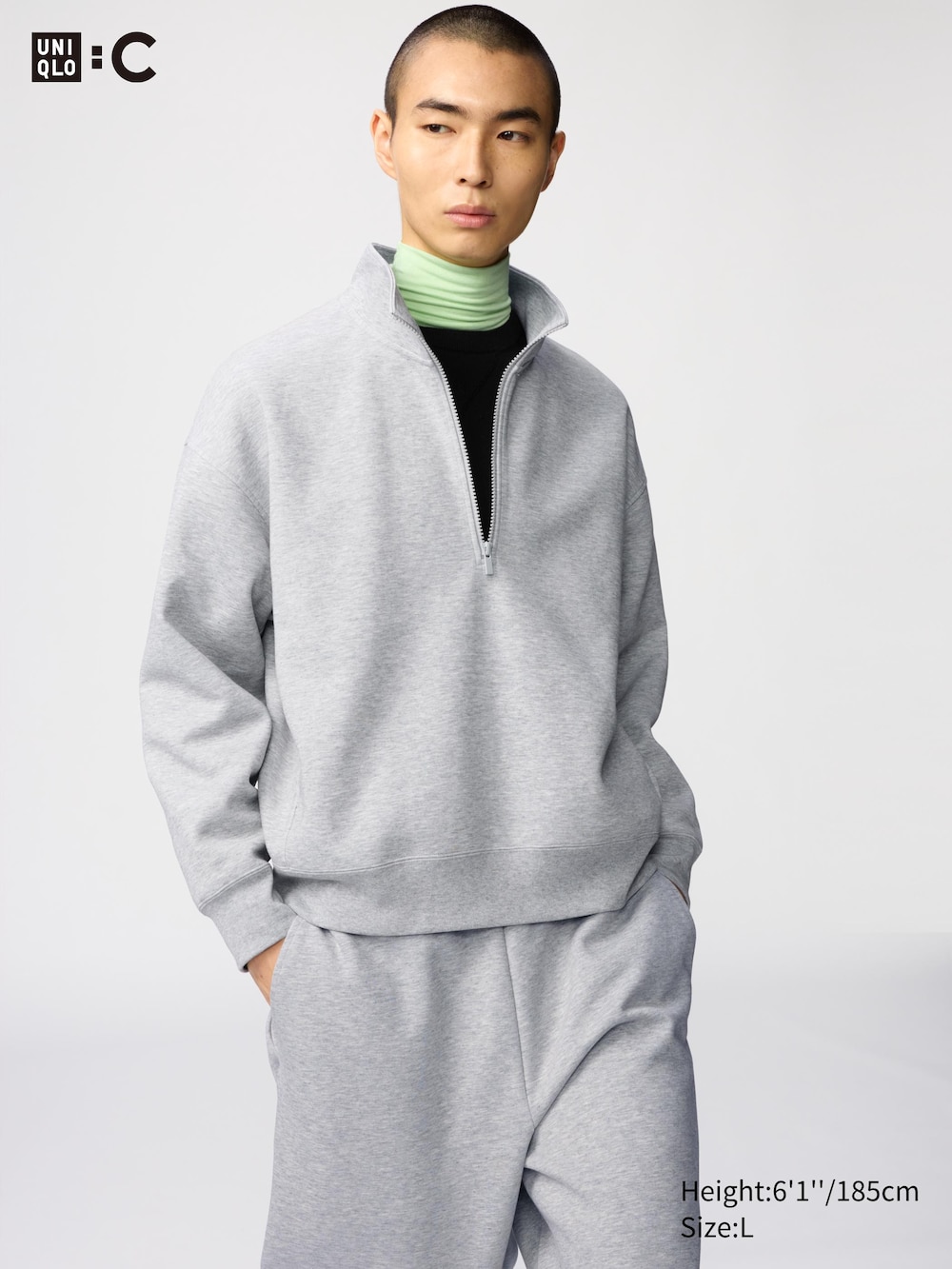 Uniqlo Sweat Half-Zip Pullover — фото 3