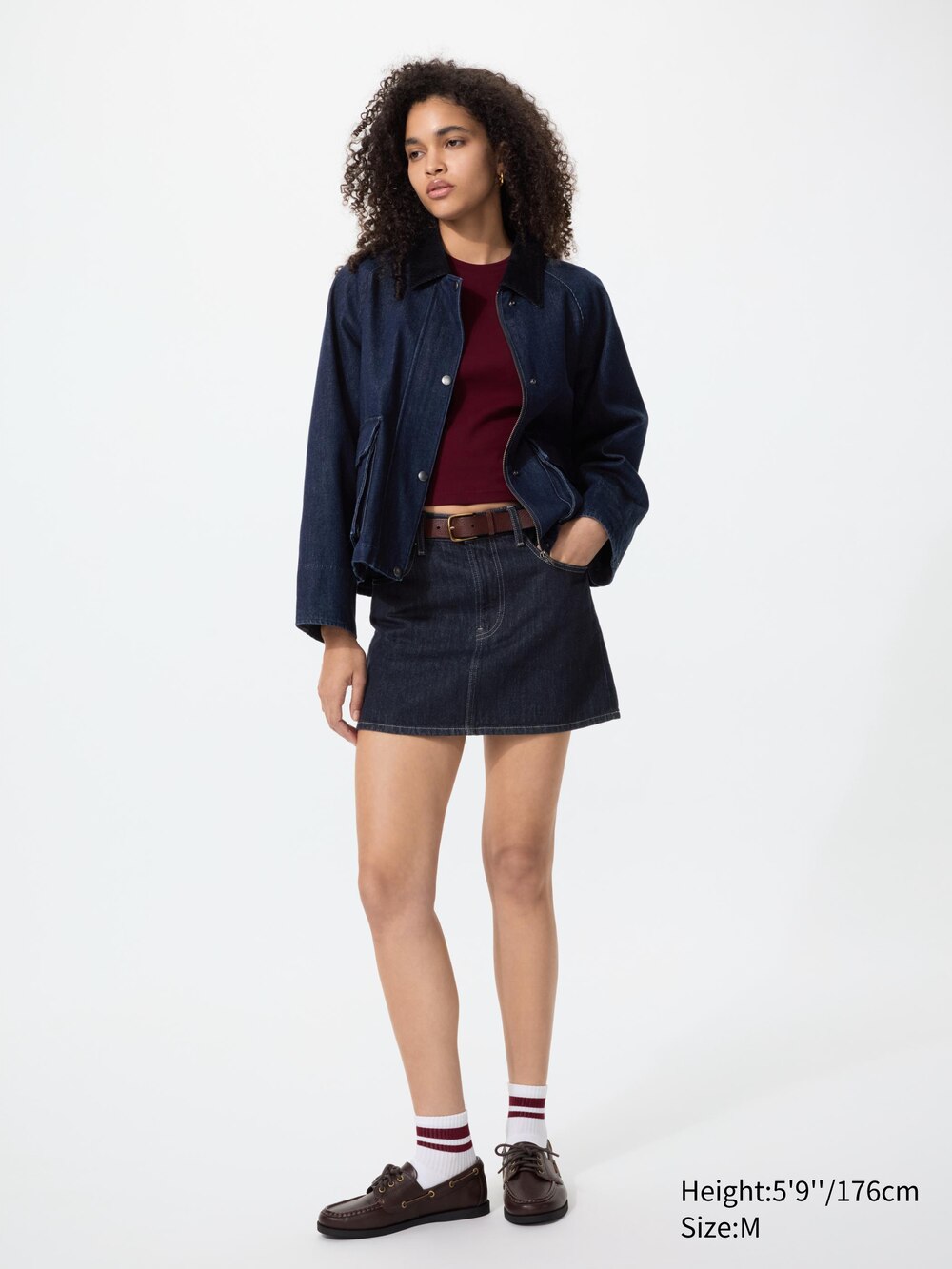Uniqlo Utility Short Jacket | Denim — фото 2