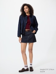 Utility Short Jacket | Denim