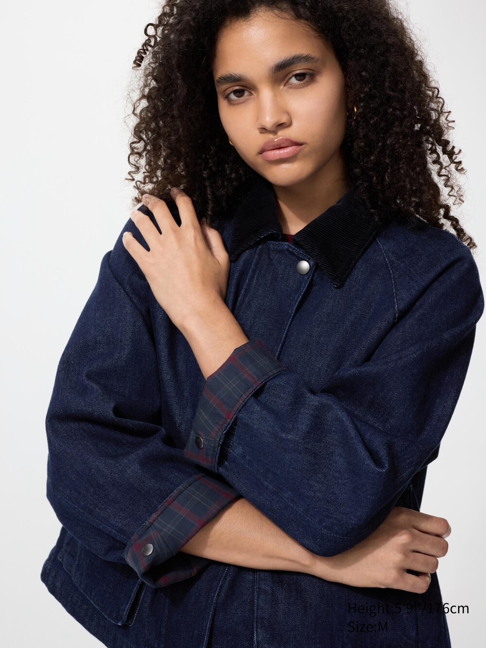 Uniqlo Utility Short Jacket | Denim — фото 3
