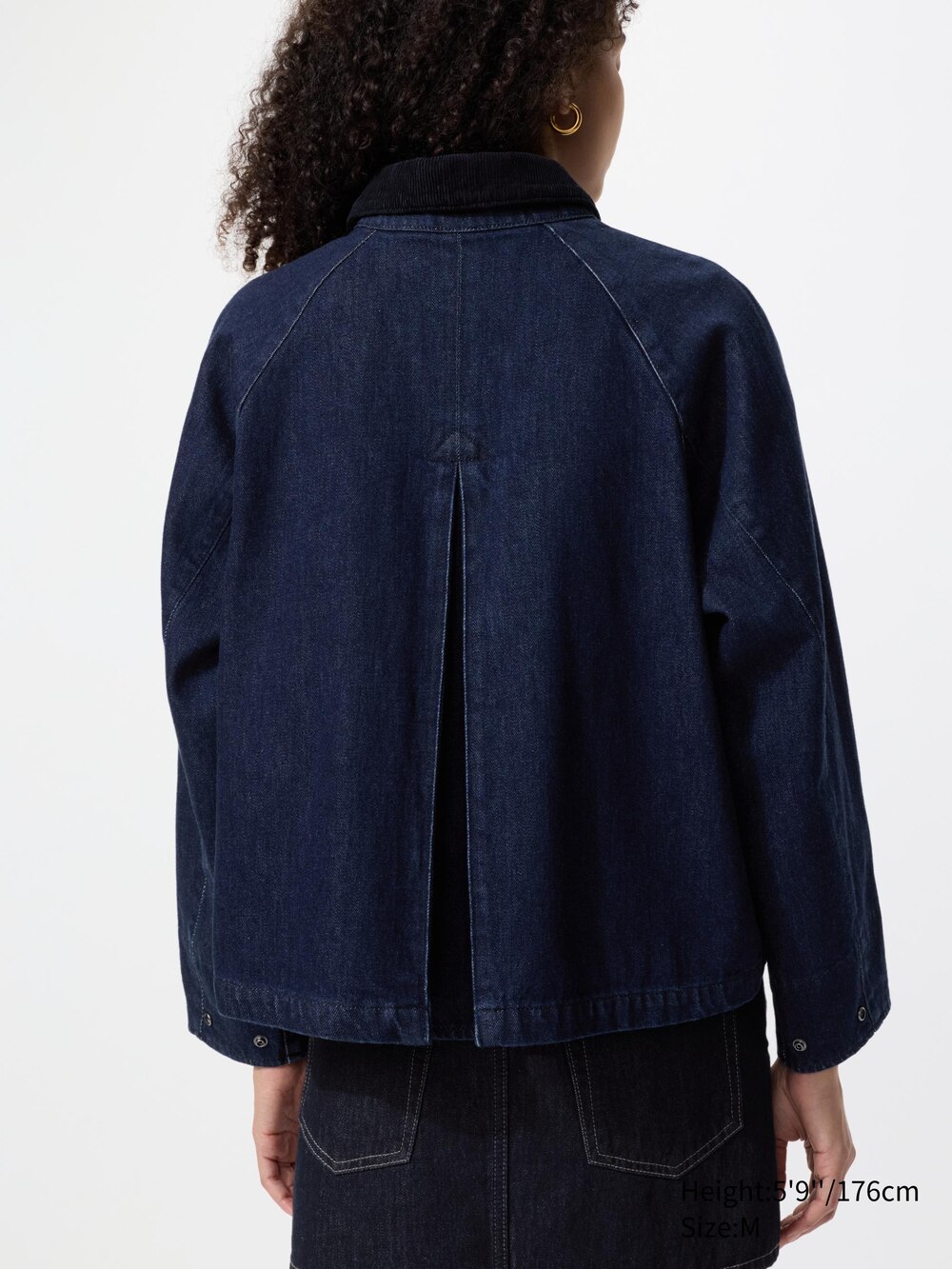 Uniqlo Utility Short Jacket | Denim — фото 4