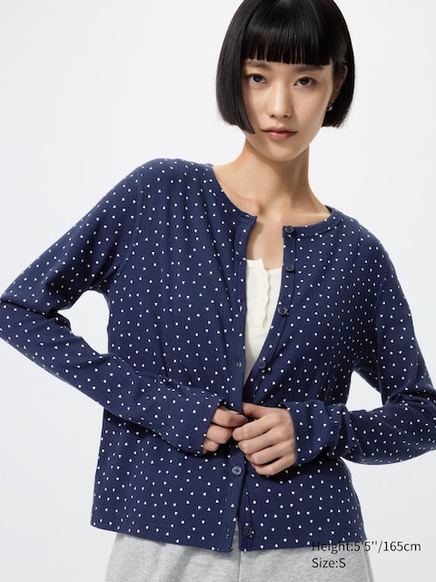 Uniqlo Pointelle Cardigan | Heart