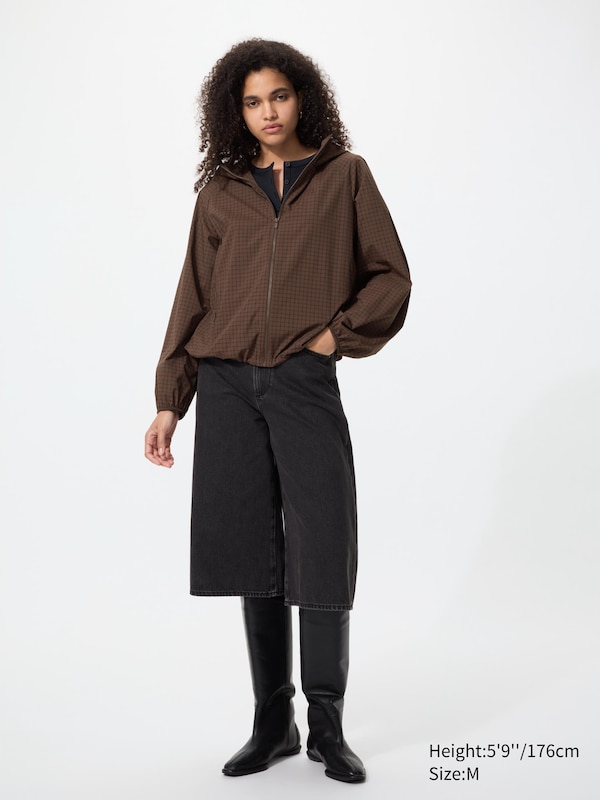 Pocketable UV Protection Parka | Patterned