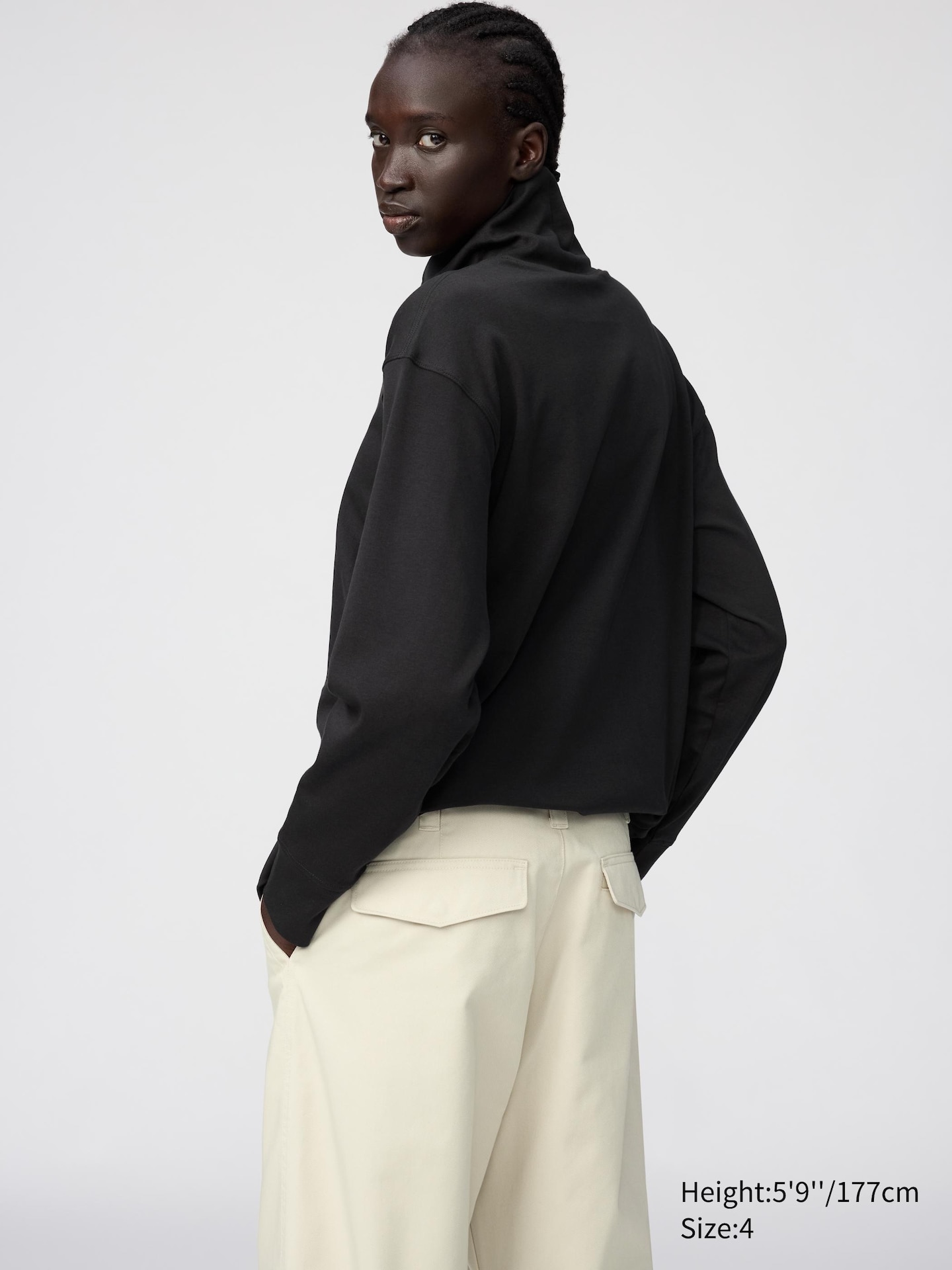 Женские брюки Uniqlo Chino Wide Pants — фото 2