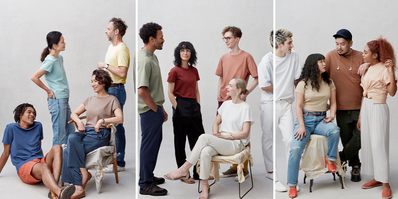image of group of people wearing different types of t-shirts cover image