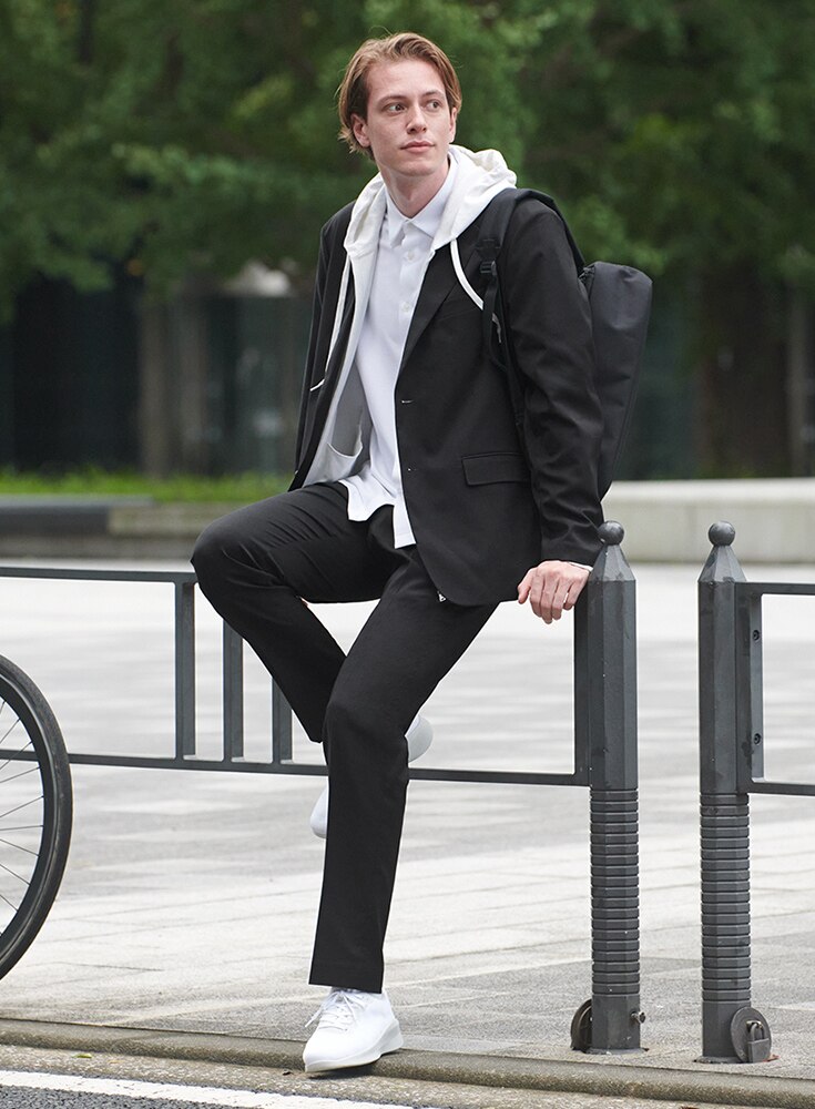 ULTRA LIGHT PANTS: WOOL-LIKE image 1