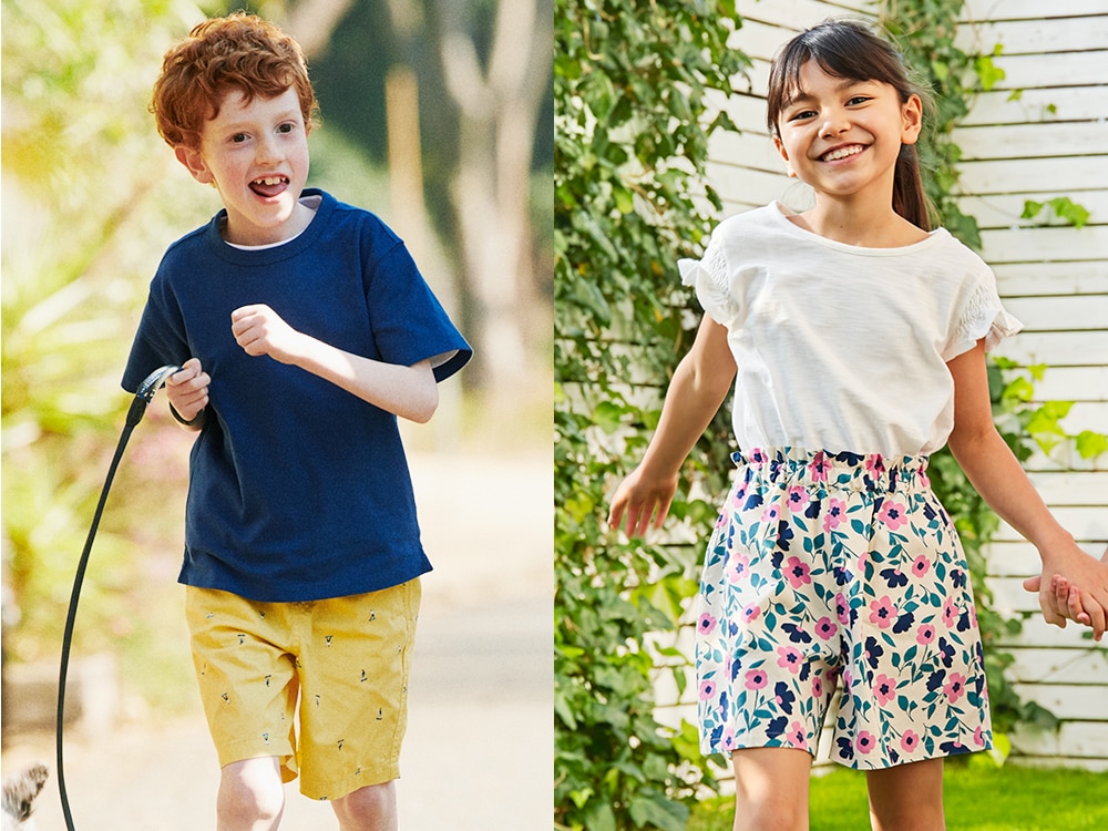 Beautiful Birds Summer T-Shirt Childrens Fashion Simple and Comfortable