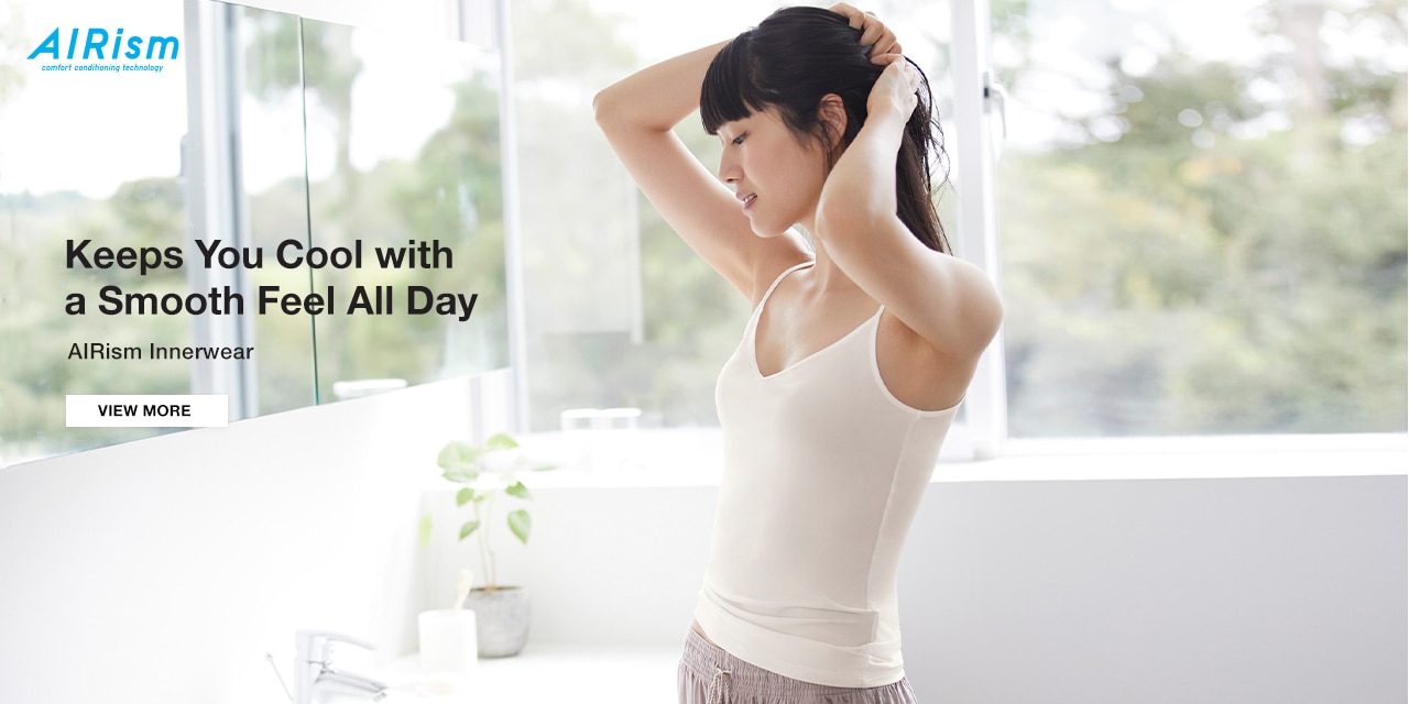 Keeps you cool with a smooth feel all day.