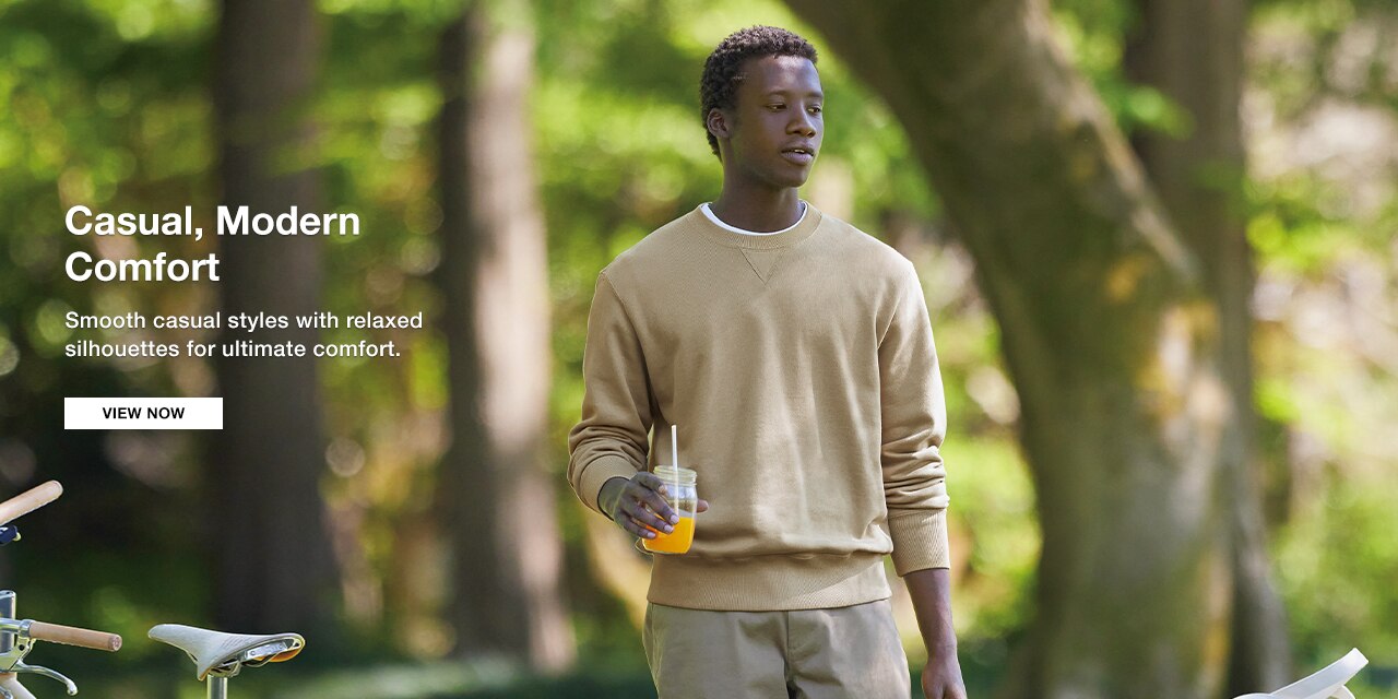 Casual, modern comfort.