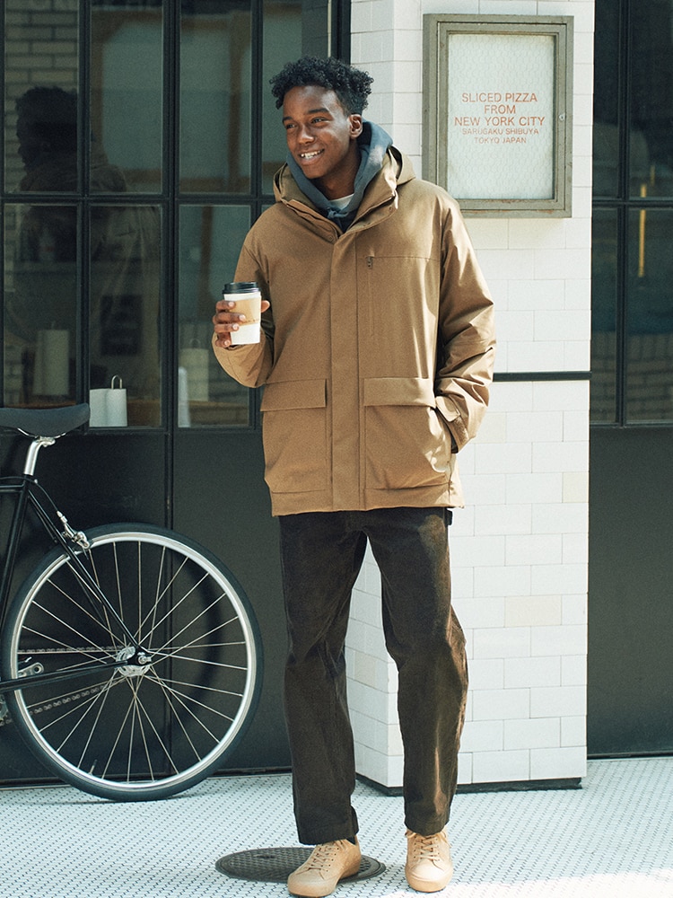 Down x padding = sleek look + lightweight + warmth.