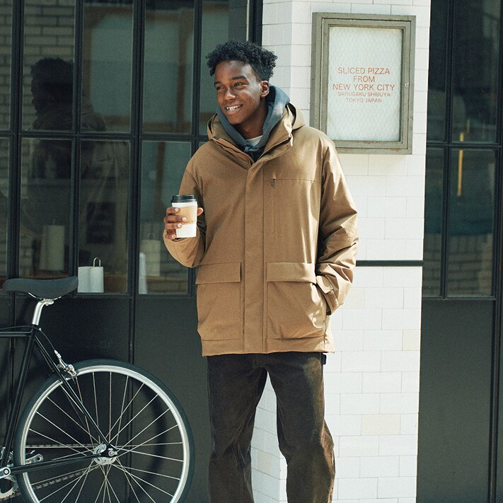 image of Men Hybrid Down Parka