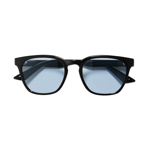 Blue tinted square sunglasses