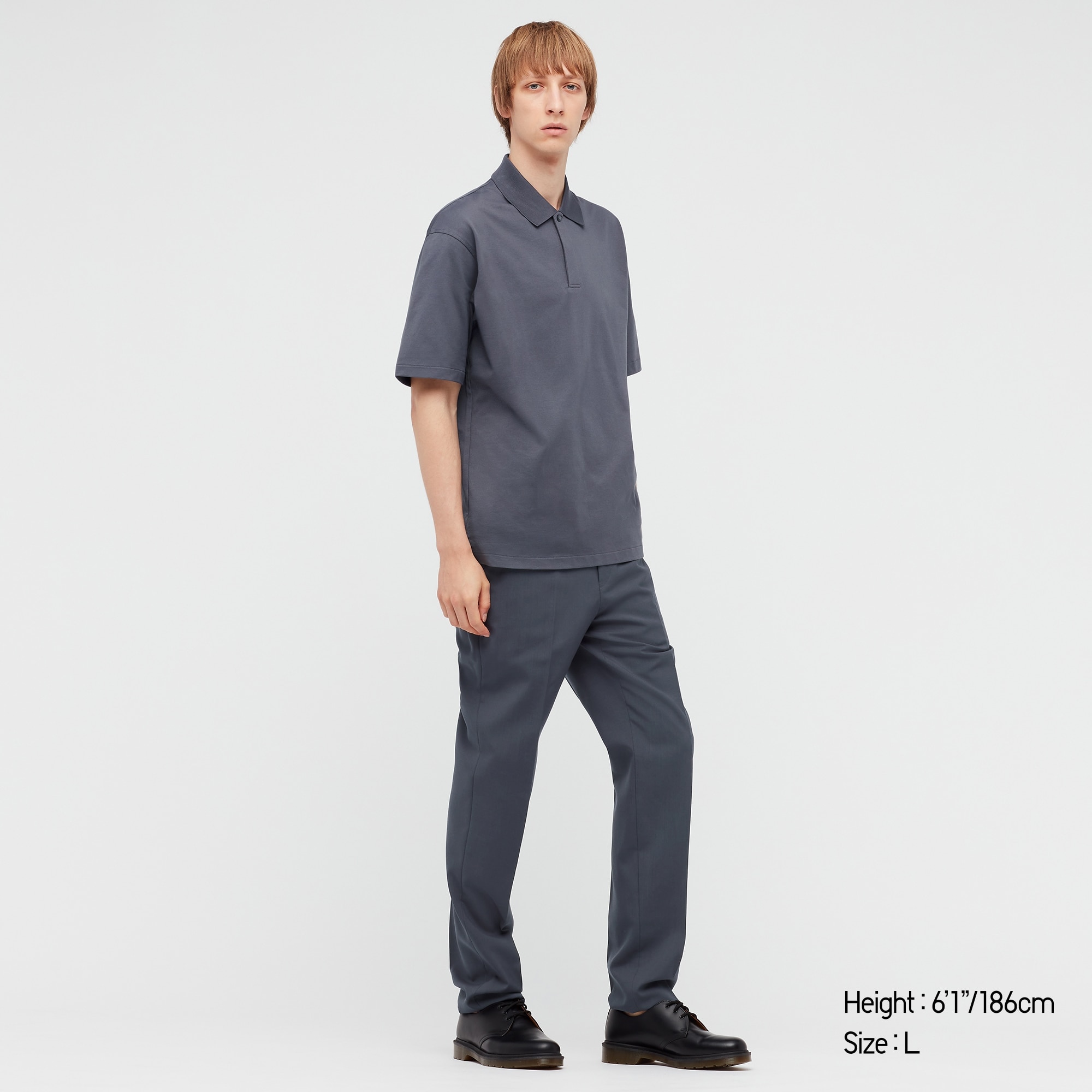 MENS RELAXED FIT SHORT SLEEVE POLO SHIRT  UNIQLO VN