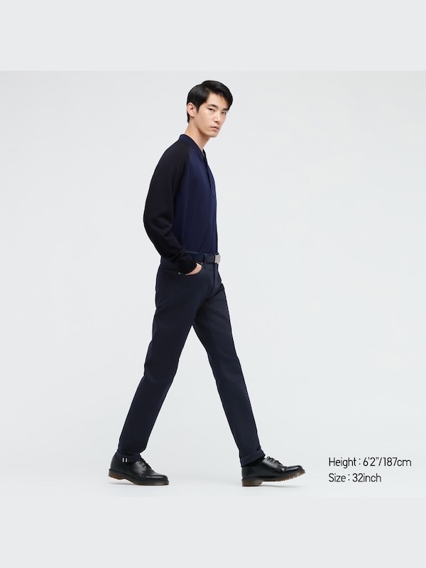 Quần Jeans Ống Suông Dáng Slim Fit Vải Selvedge