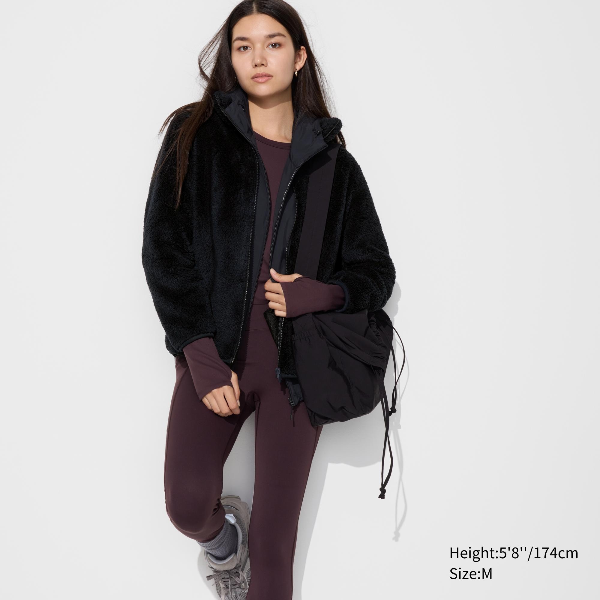 Uniqlo yarn store fleece jacket