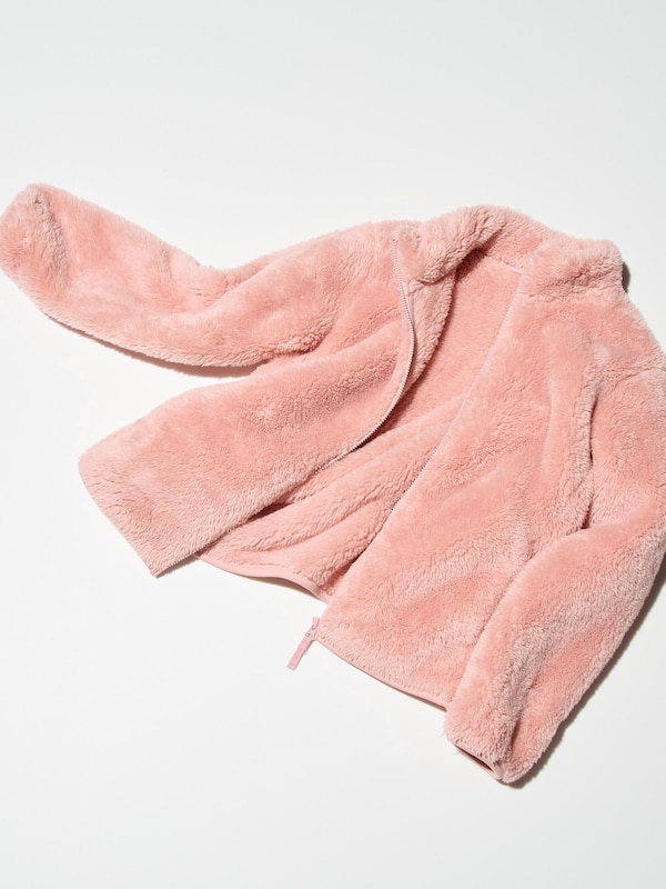 Áo Khoác Giả Lông Cừu Loại Dày Kéo Khóa