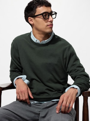 Áo Len Merino Cổ Tròn