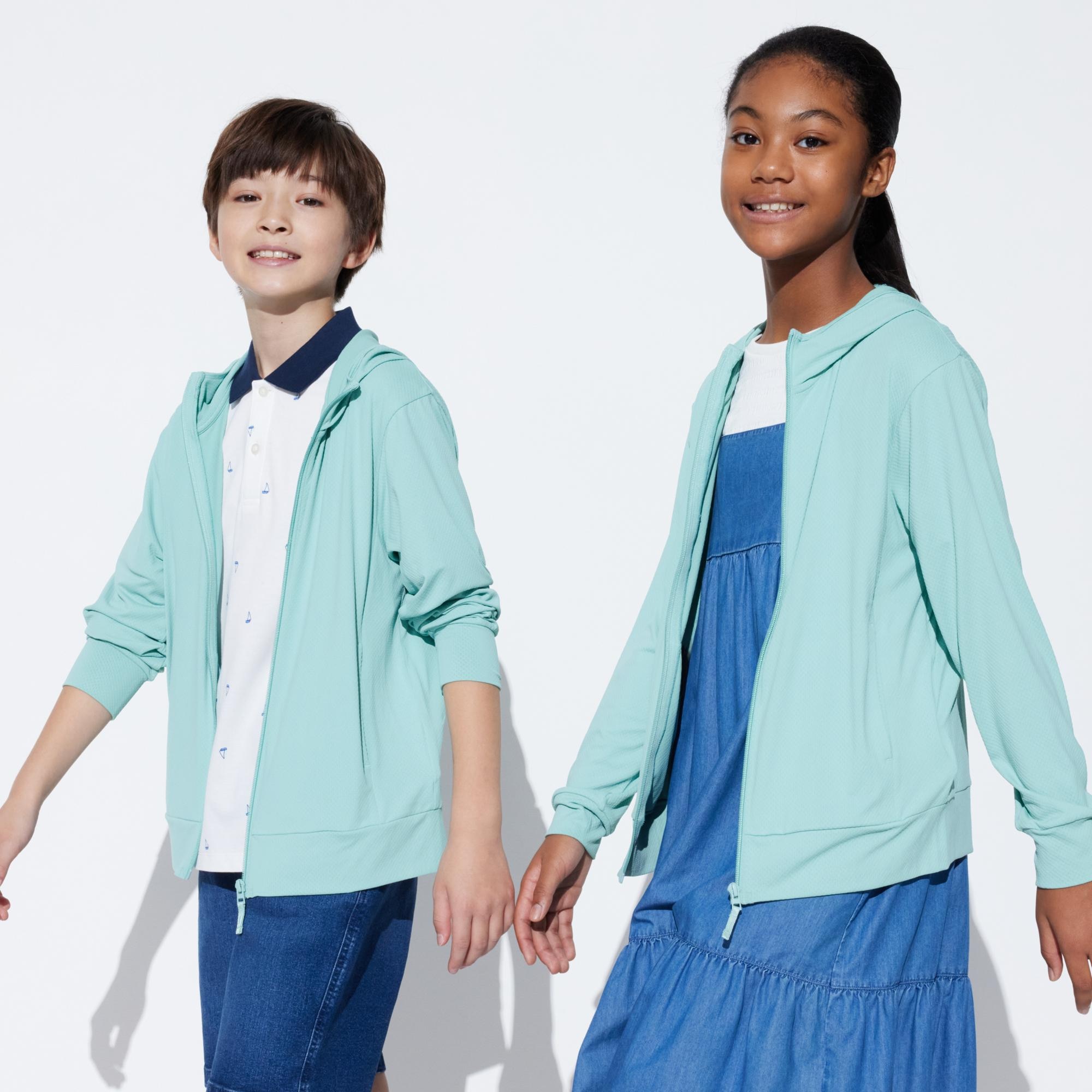 Áo chống nắng trẻ em Uniqlo Kids AiRism 2019 màu trắng  Shop Mẹ Bi