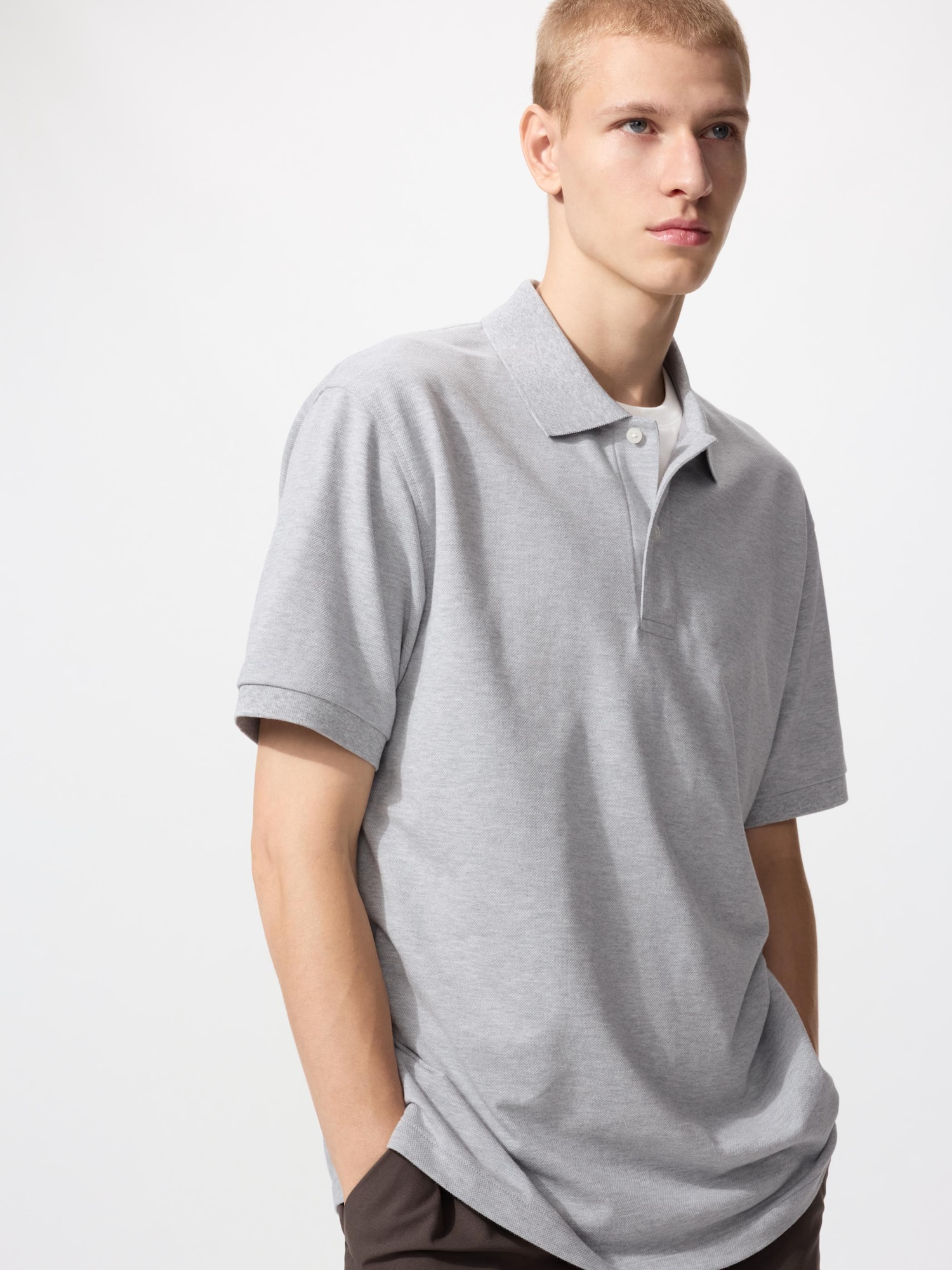 新品未使用 PRE_CIAL DRY PIQUE JERSEY L/S POLO Unisex Dry Pique Polo Shirt | UNIQLO VN
