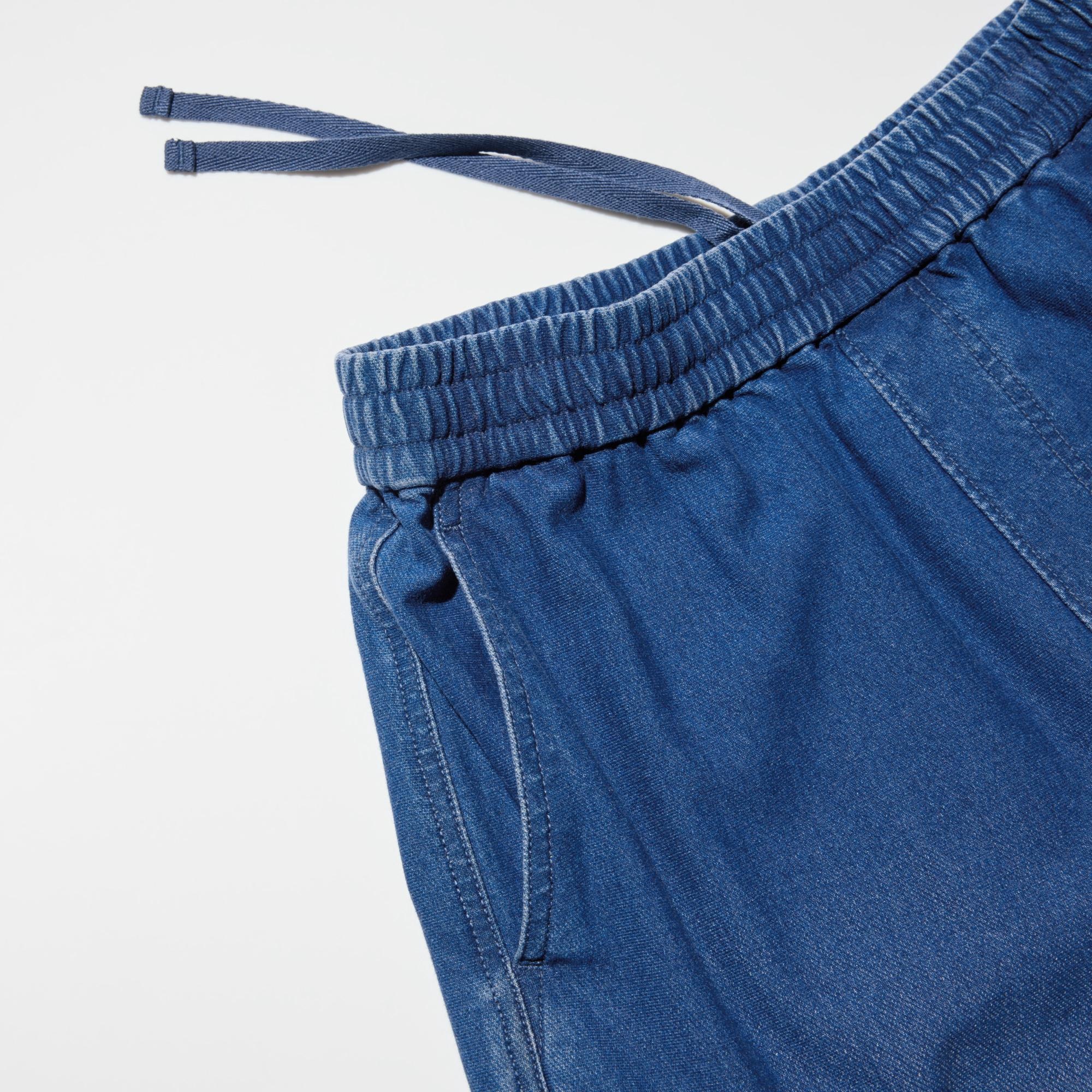 WOMEN'S DENIM JERSEY TAPERED PANTS | UNIQLO VN