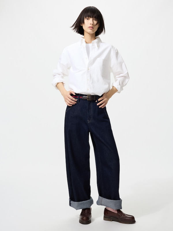 Áo Sơ Mi Oxford Dáng Ôm Dài Tay