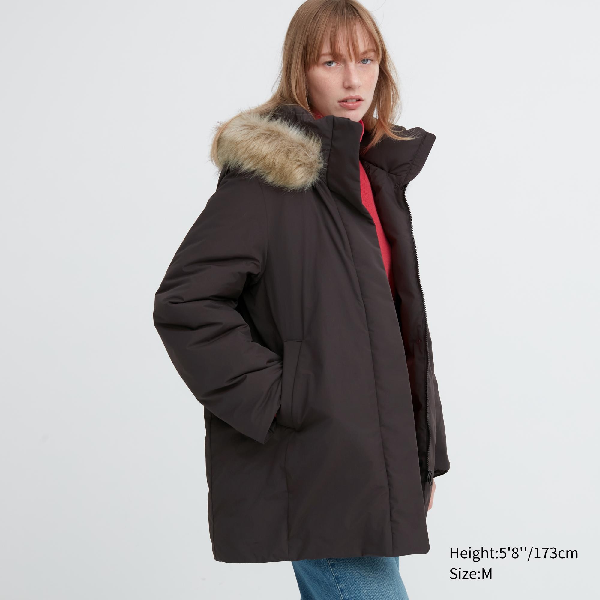 Uniqlo women's down outlet coat