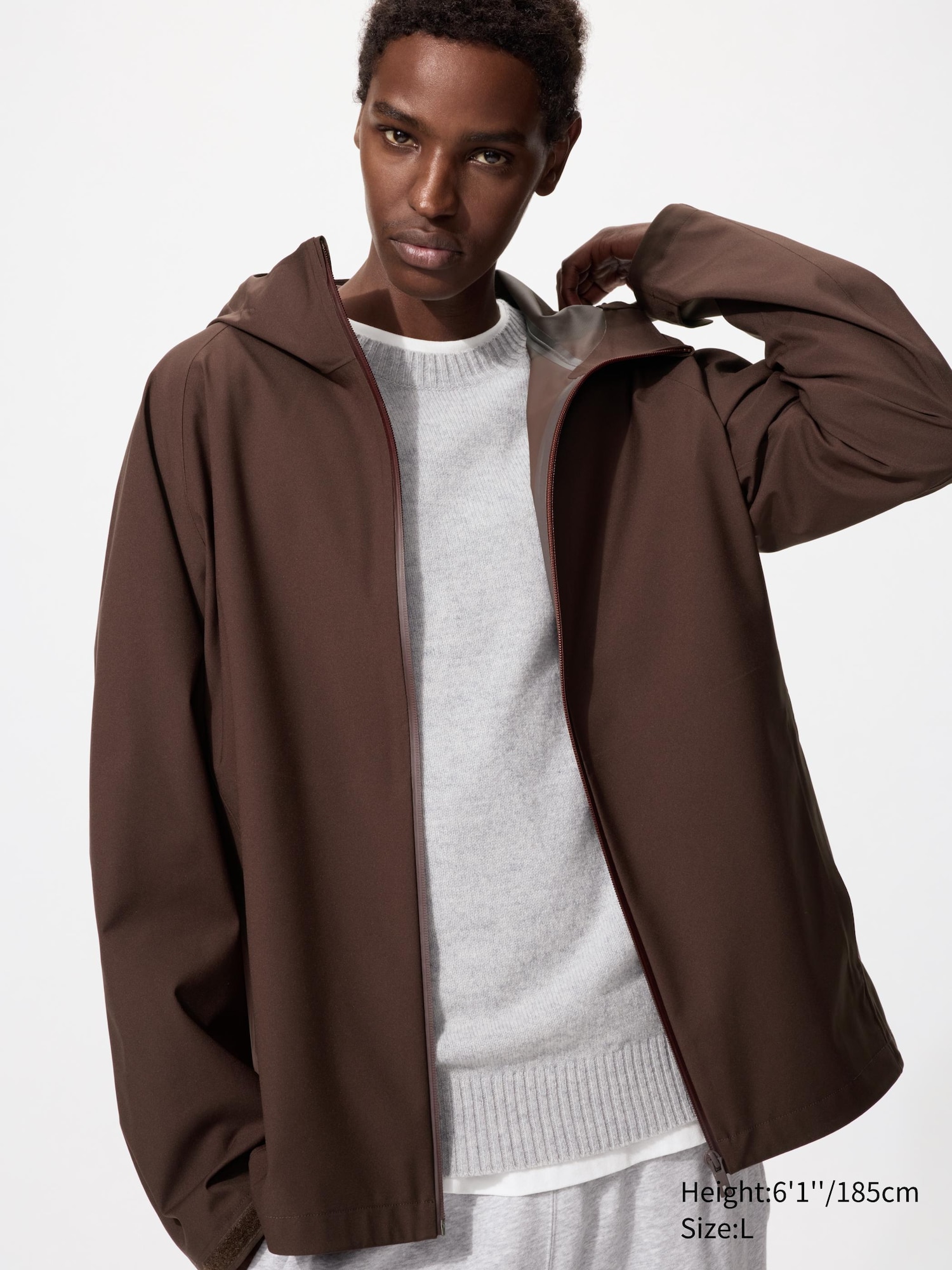 uniqlo blocktech parka 3d