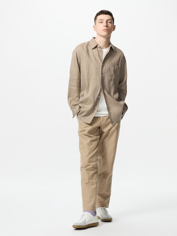 Áo Sơ Mi Vải Linen Cao Cấp Dài Tay