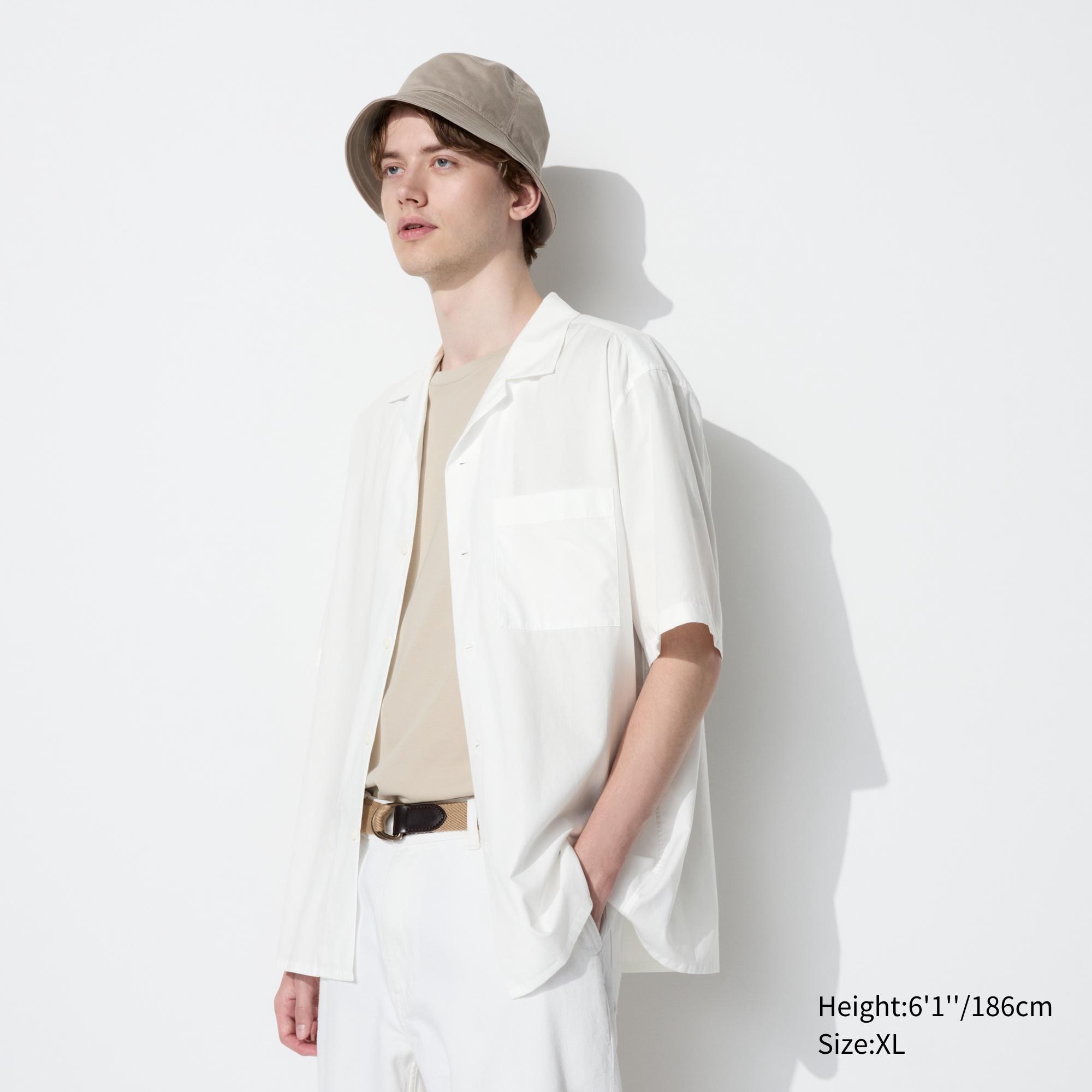 Uniqlo short deals sleeve button down