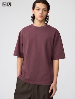 AIRism Cotton Áo Thun Dáng Rộng | Tay Lỡ