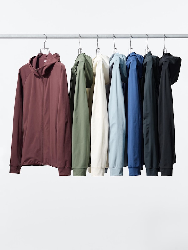 DRY-EX Áo Hoodie Chống Tia UV Kéo Khóa