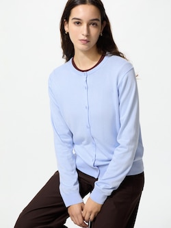 Áo Cardigan Chống Tia UV Cổ Tròn