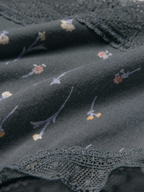 Quần Lót | Cạp Cao | Họa Tiết Hoa