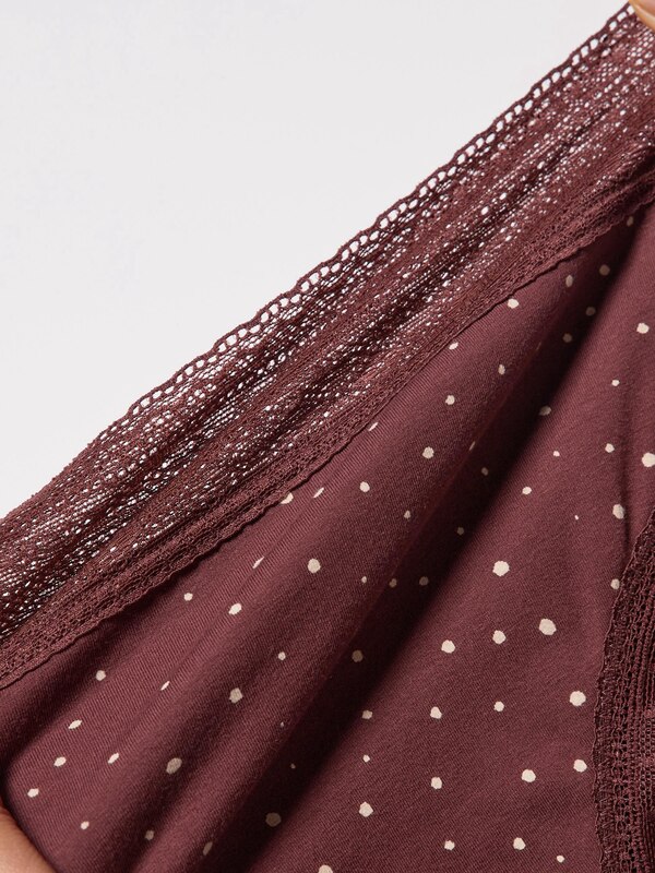 Quần Lót | Cạp Cao | Chấm Bi