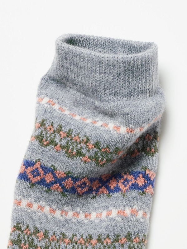 HEATTECH Tất Giữ Nhiệt | Fair Isle