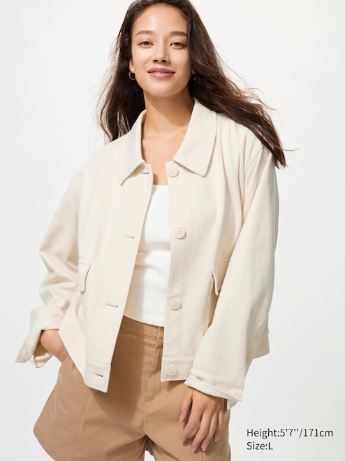WOMEN'S JERSEY RELAXED JACKET UNIQLO VN