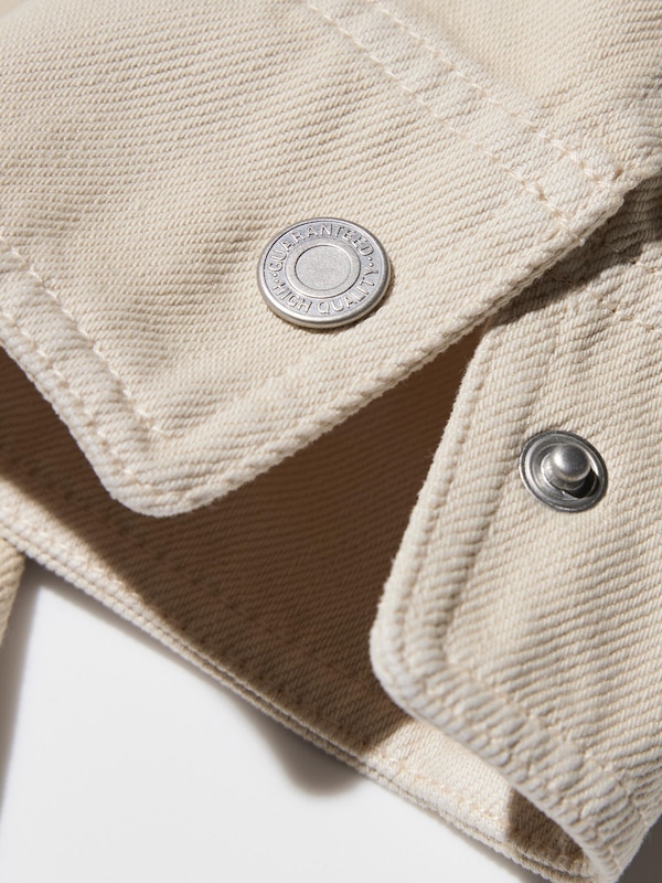 Áo Khoác Vải Denim Dáng Relax