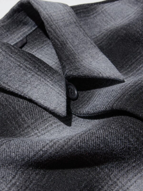 Áo Khoác Kiểu Sơ Mi Vải Double Face