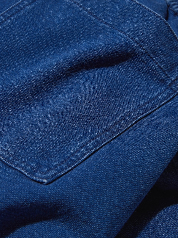 Quần Jogger Vải Jersey Túi Hộp | Indigo