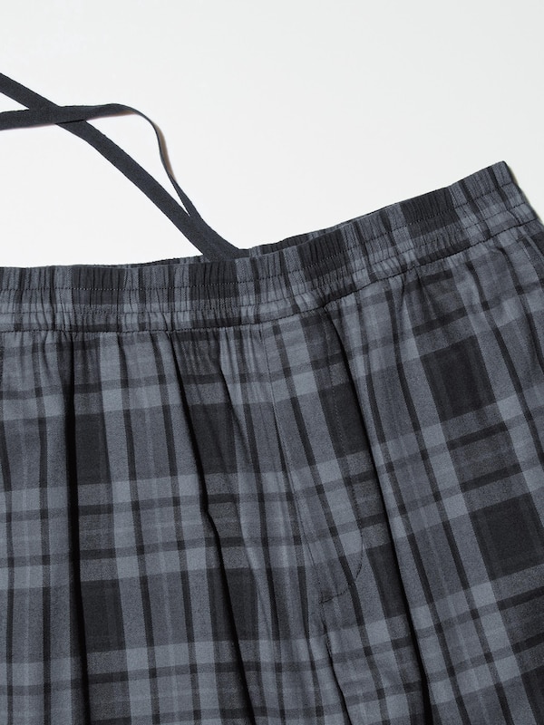 Flannel Easy Ankle Pants | Checked