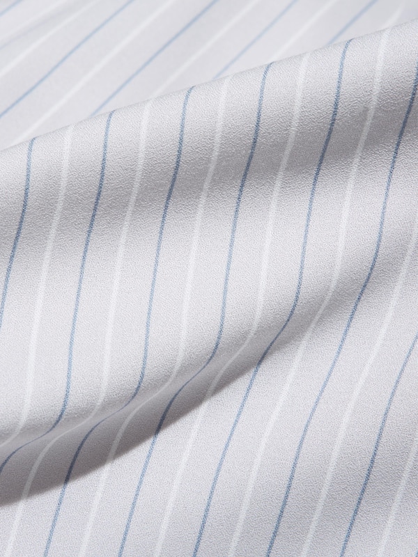 Áo Kiểu Vải Rayon Cổ Mở | Tay 3/4 | Kẻ Sọc