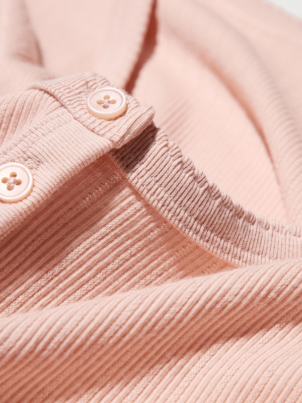 Pointelle T-Shirt | Henley Neck