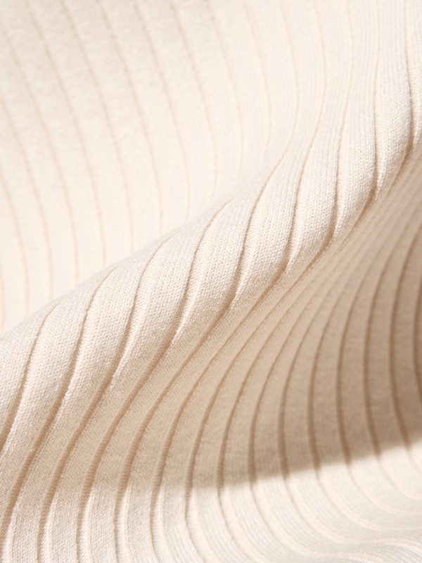 Quần Vải Gân Dáng Rộng