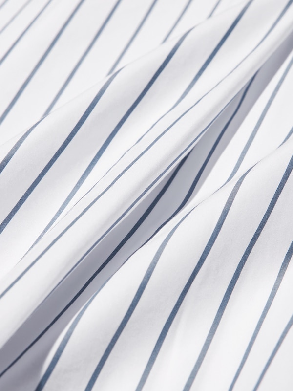 Áo Kiểu Vải Rayon Cổ Mở | Tay 3/4 | Kẻ Sọc