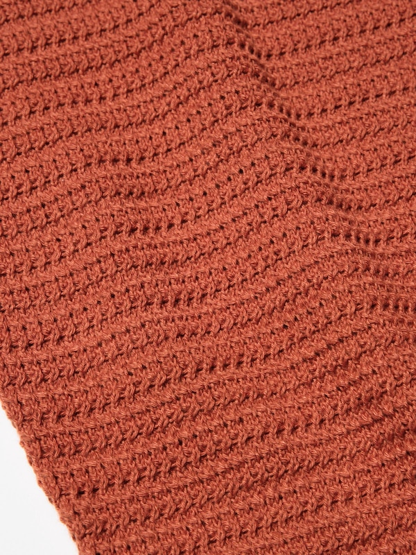 Áo Len Vải Pointelle Pha Cotton